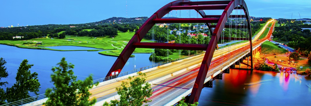 Brücke in Austin, Texas.